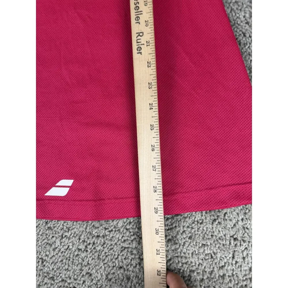 Babolat Tennis Dress Womens Medium Pink Strappy Mesh Tank Built In Bra Athletic - Picture 8 of 12